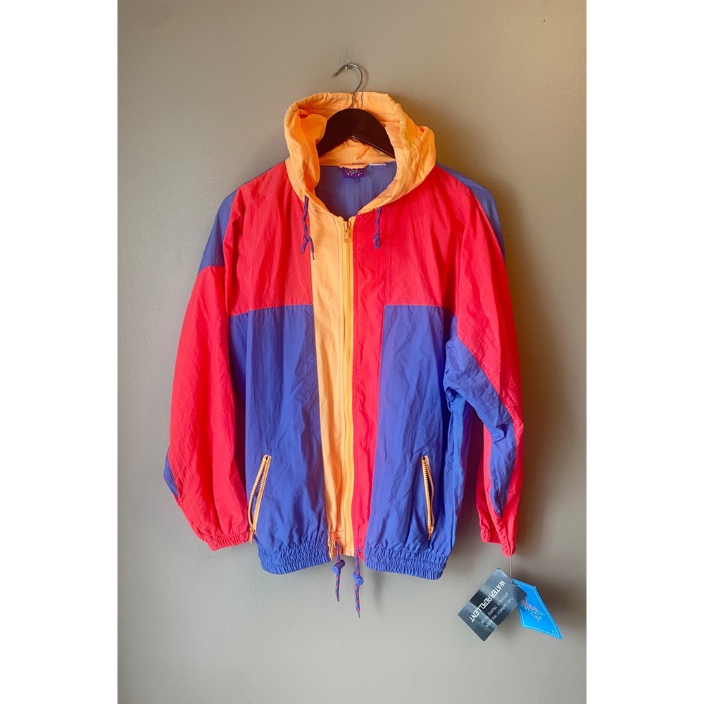 Vintage Pro Spirit Nylon Neon Windbreaker Jacket